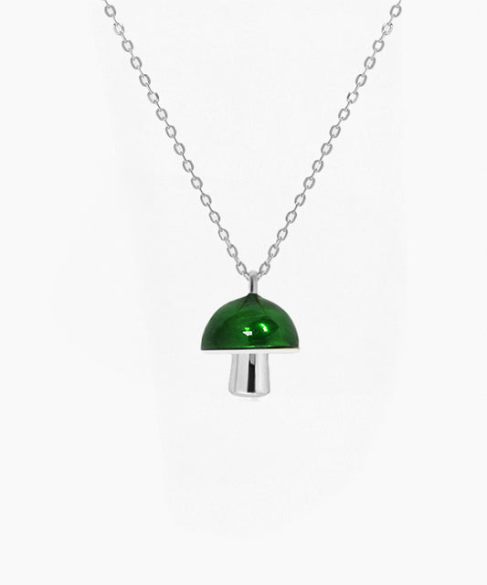 Mushroom Pendant Necklace