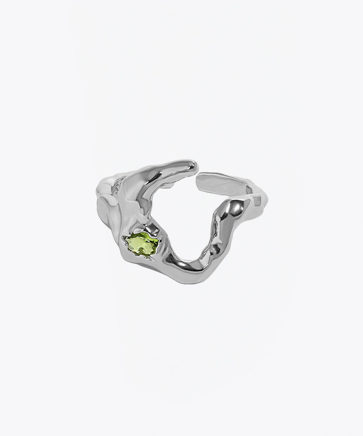 Emerald Hammer Ring