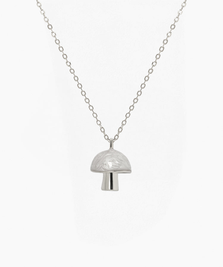 Mushroom Pendant Necklace
