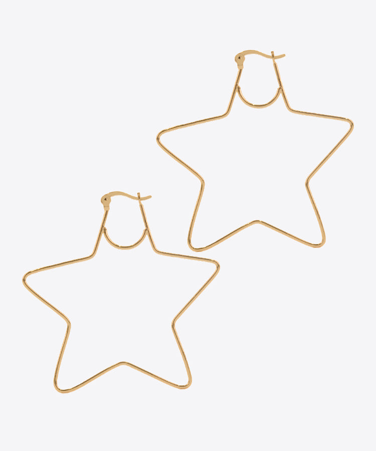 shami star hoop earrings kelly shami jewelry 