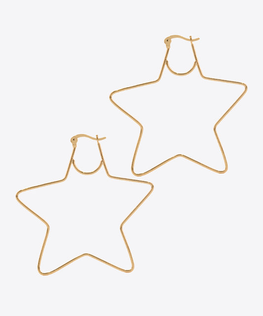 shami star hoop earrings kelly shami jewelry