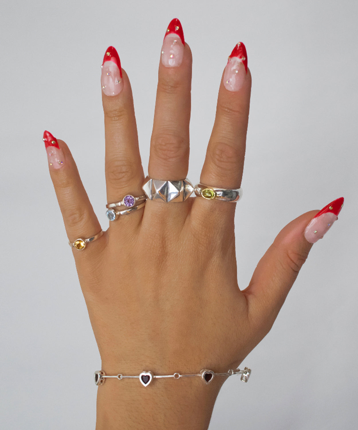 Everyday Circle Aquamarine Stone Ring