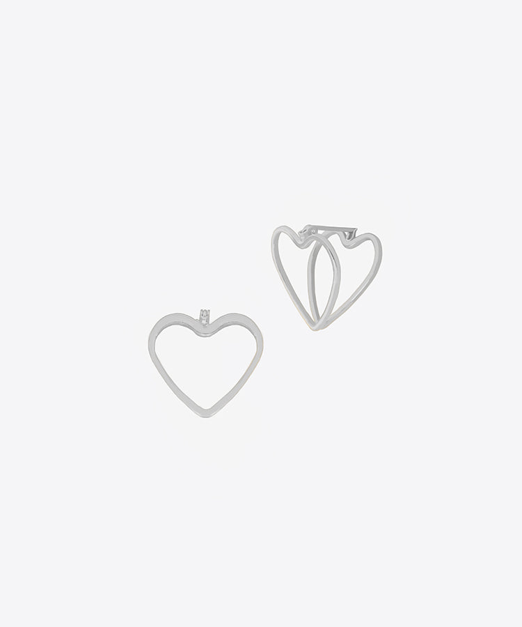 SHAMI Jewelry - Double Heart Earring