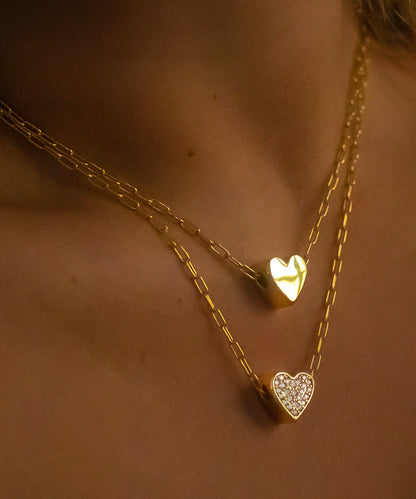 Gallant Heart Charm Necklace