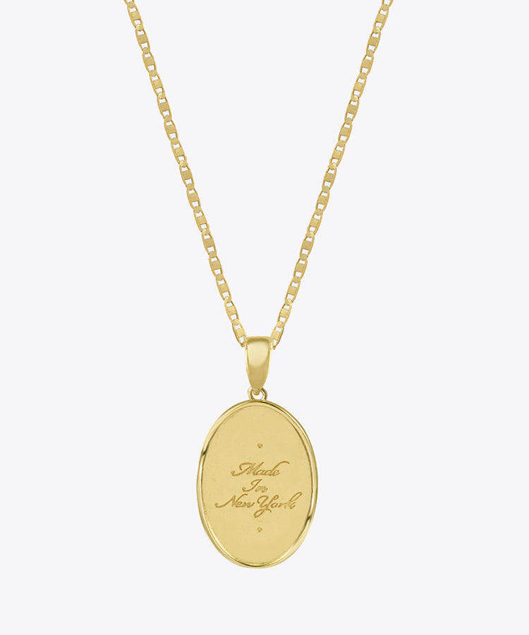 Hearts Afire Medallion Necklace