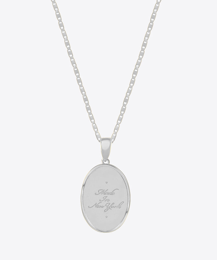 Hearts Afire Medallion Necklace