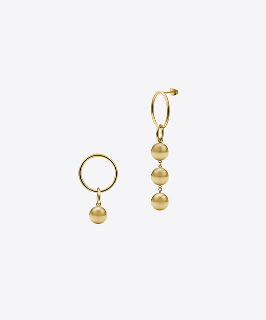 Lulu Mismatched Drop Earrings