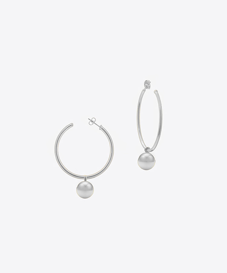 Lulu Dangle Hoop Earrings