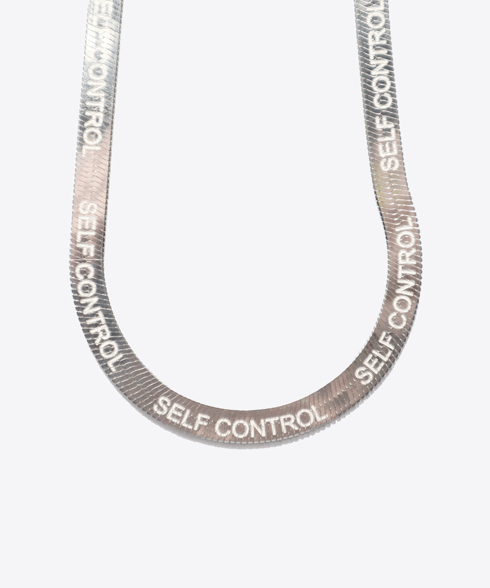 SHAMI Jewelry - Self Control Herringbone Chain Necklace