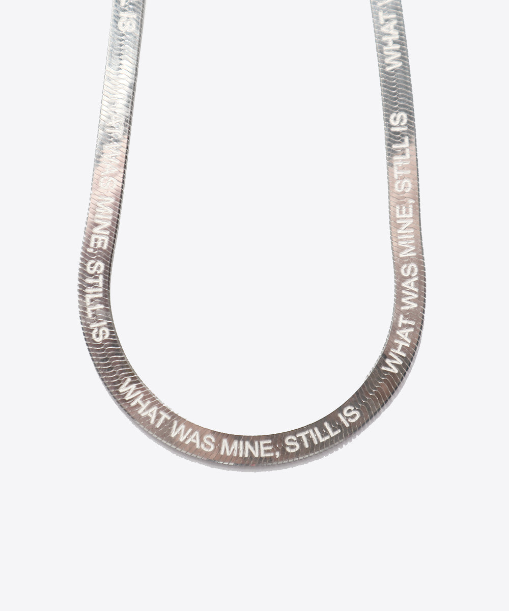 SHAMI JEWELRY HERRINGBONE POETRY CHAIN JEWELRY