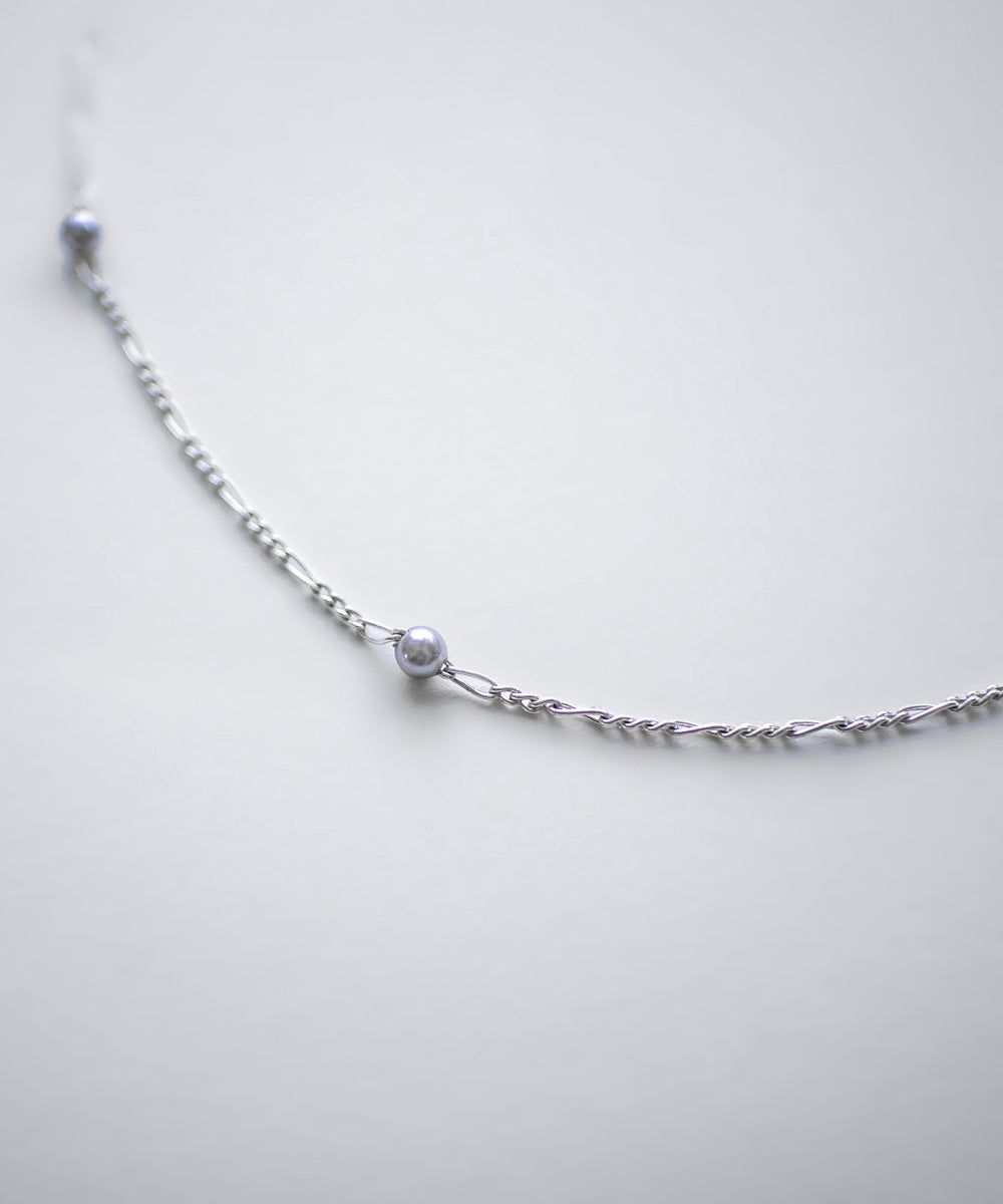 Pearl & Figaro Dainty Necklace