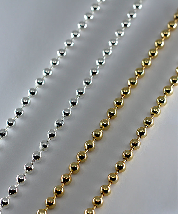 The Leadlight Cross Ball Chain Necklace