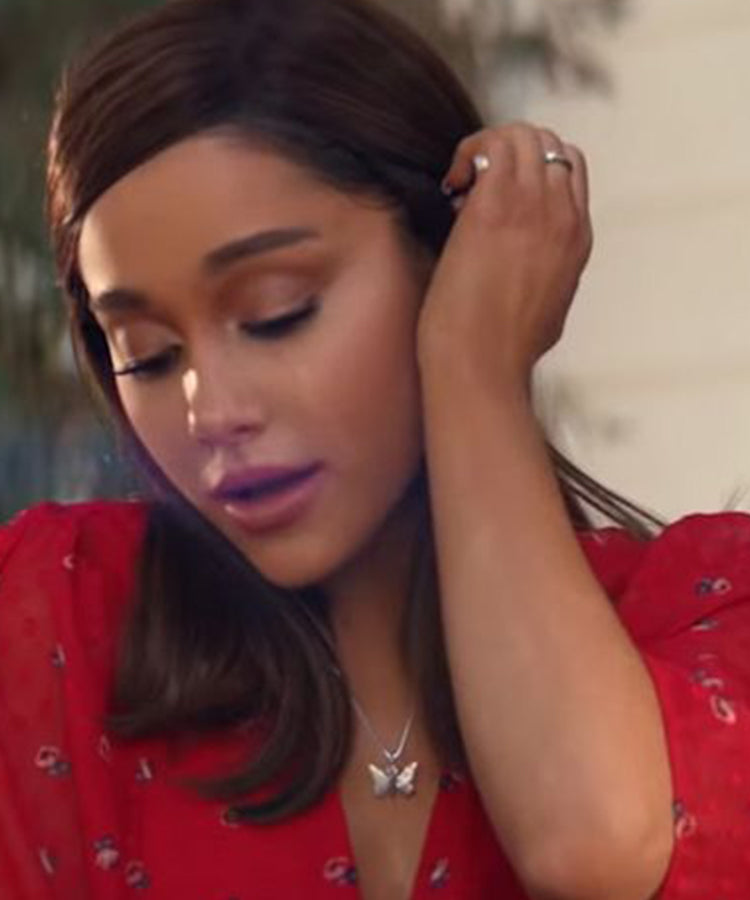 ariana grande butterfly necklace thank u next