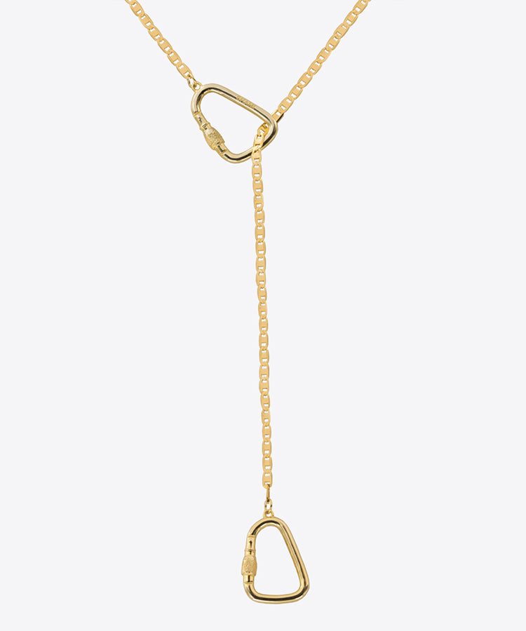 Twin Carabiner Necklace