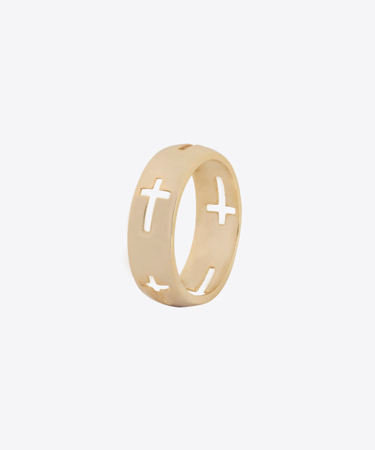 SHAMI Jewelry - Cross Cut Ring