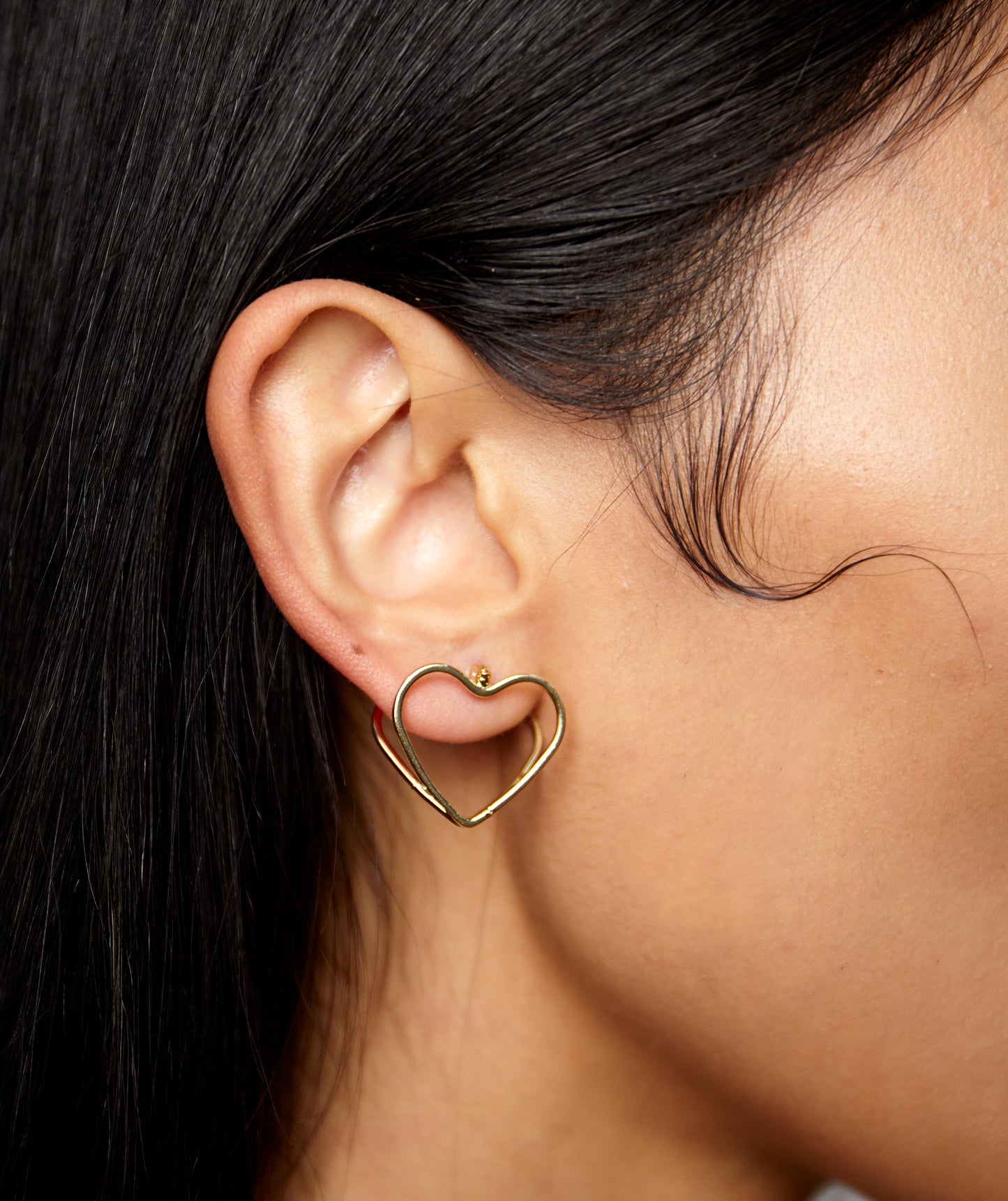 Double Heart Earring