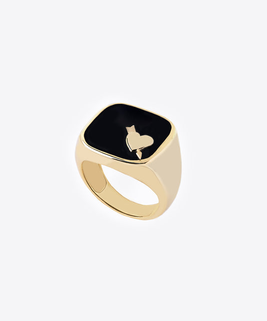 Briseur De Coeur Signet Ring