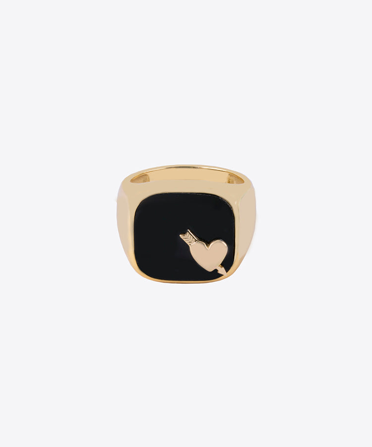 Briseur De Coeur Signet Ring