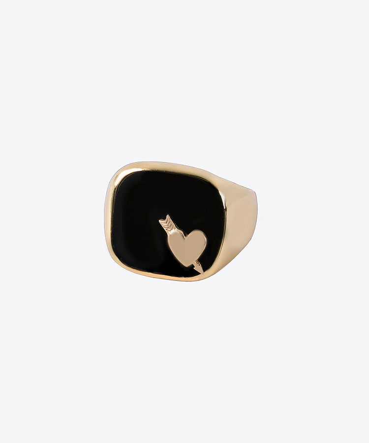 Briseur De Coeur Signet Ring