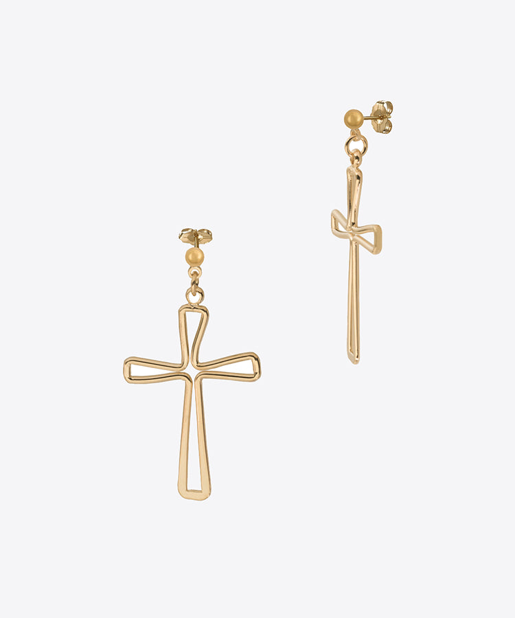 SHAMI Jewelry - Limelight Cross Earrings
