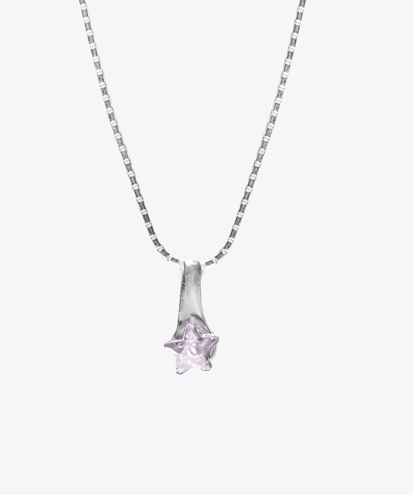 Light Lavender Mini Star Necklace