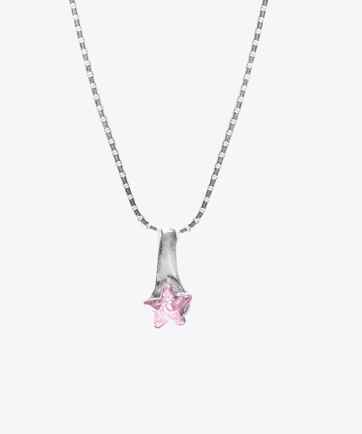 Light Pink Mini Star Necklace