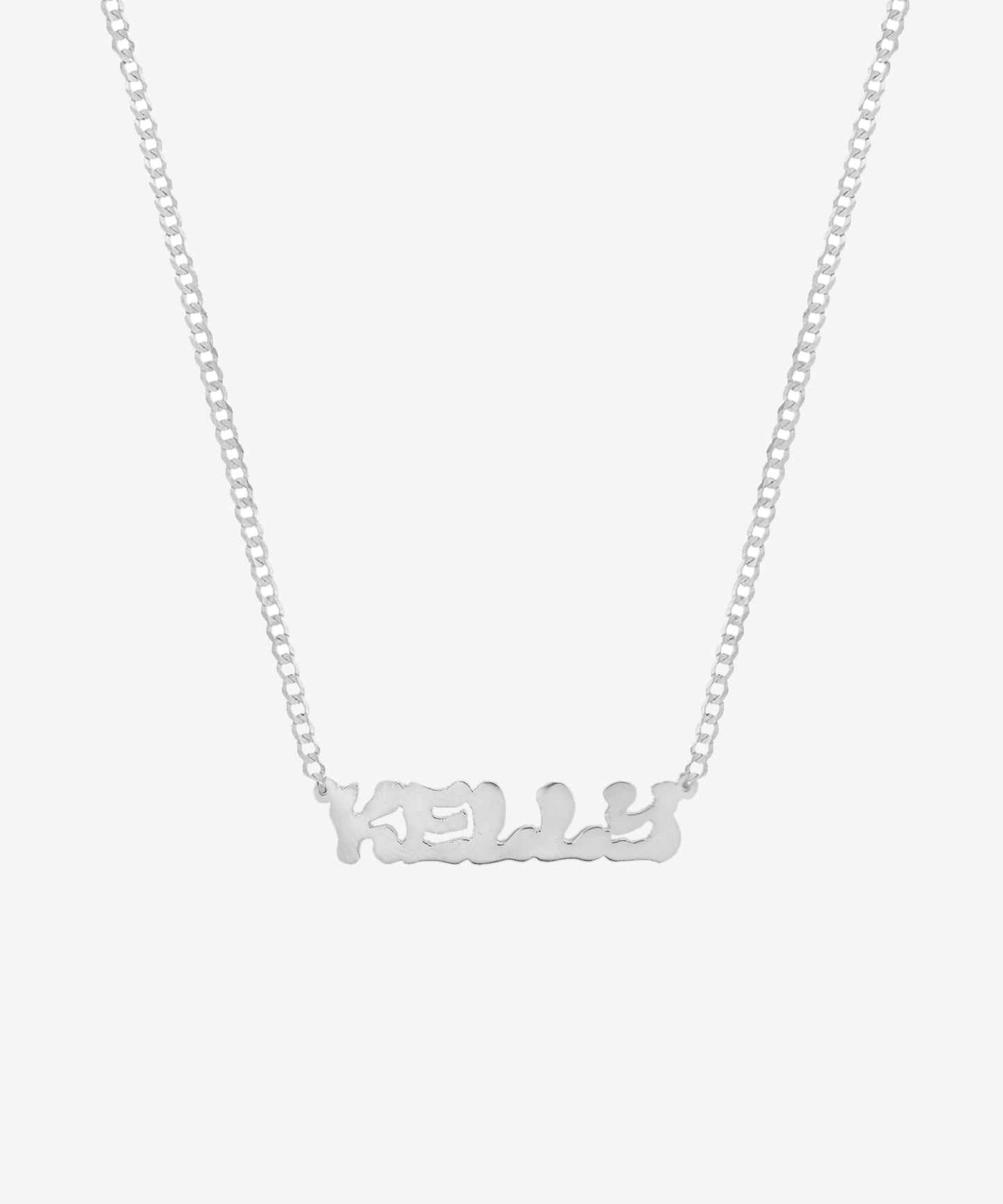 Clandestine Nameplate Necklace