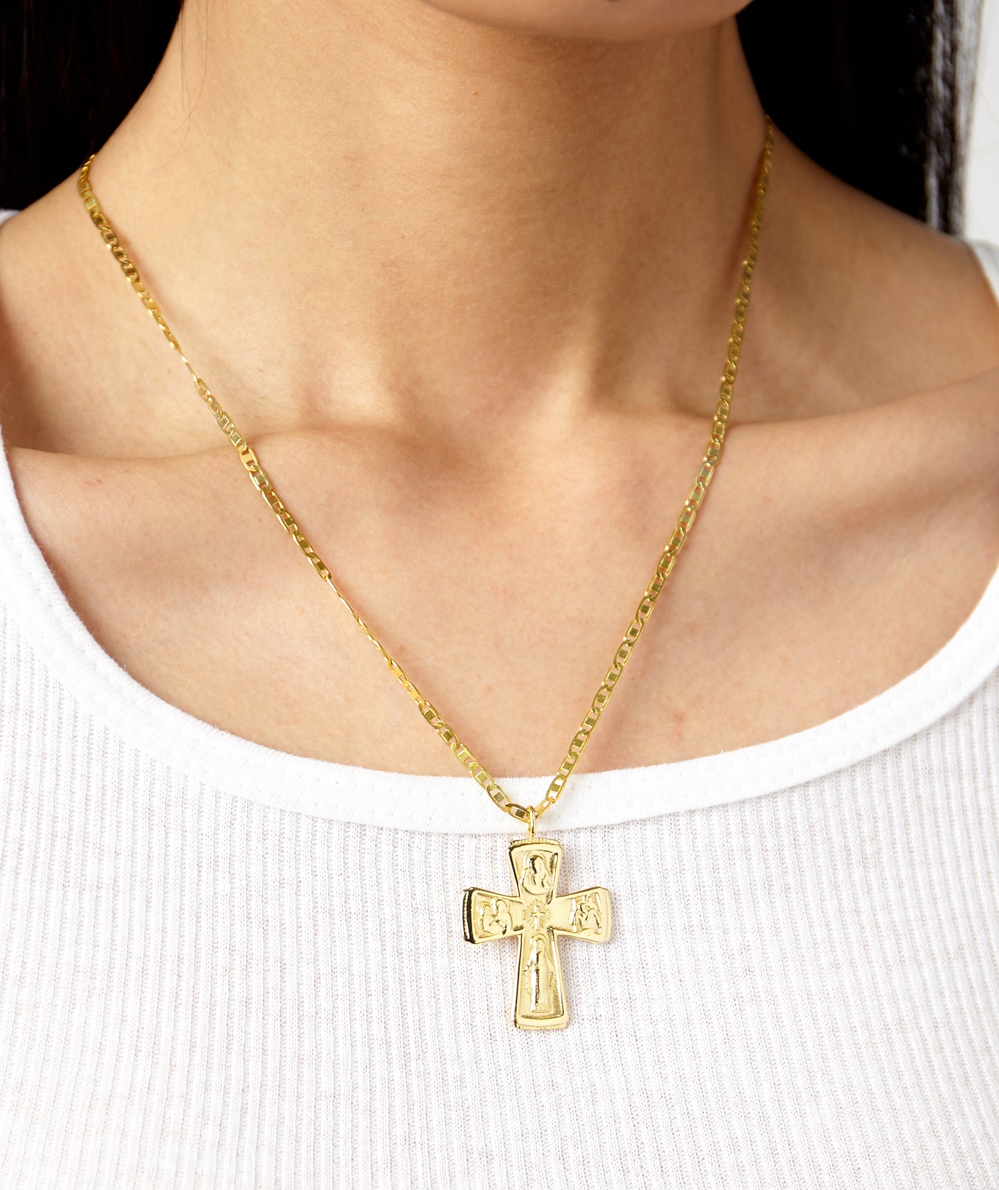 Sistine Cross Necklace