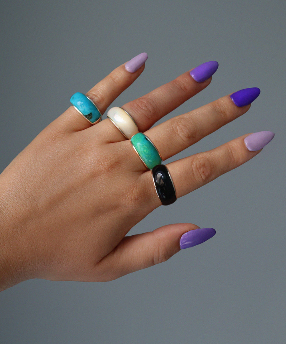 Onyx Classic Tube Ring