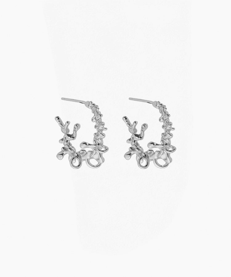 SHAMI Jewelry - Ribbon Hoop Earrings