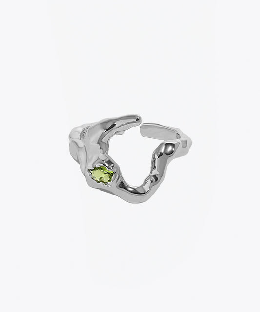 Emerald Hammer Ring