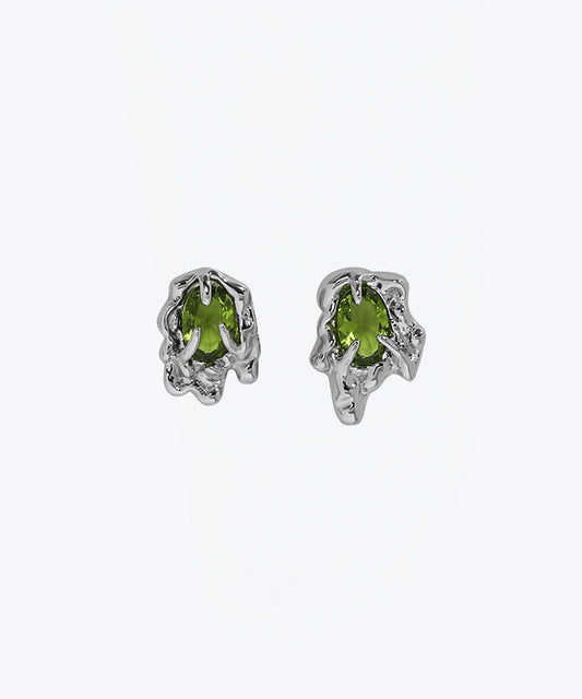 Emerald Stud Earrings