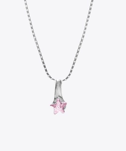 Light Pink Mini Star Necklace