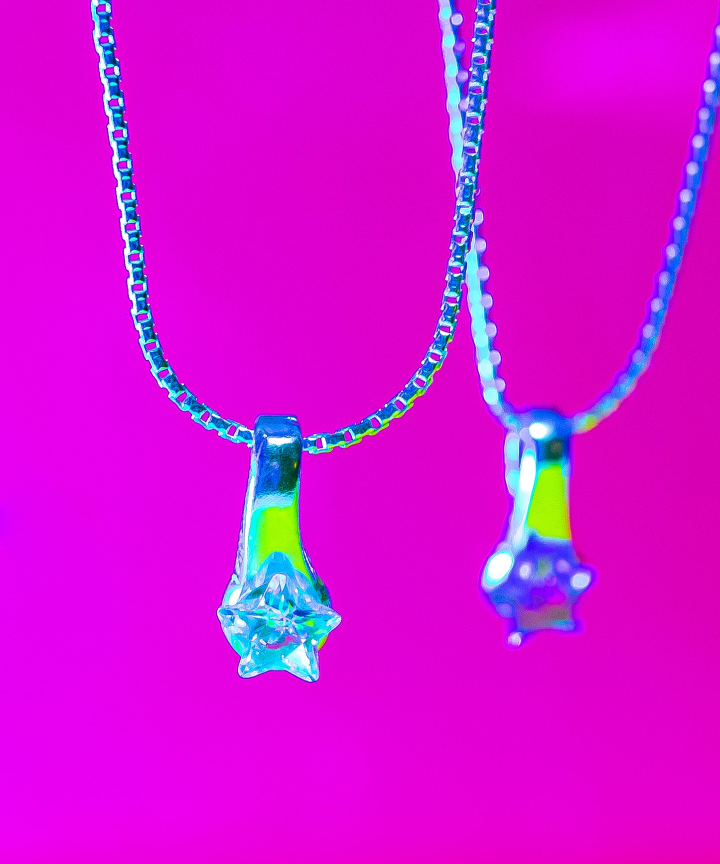 Light Yellow Mini Star Necklace