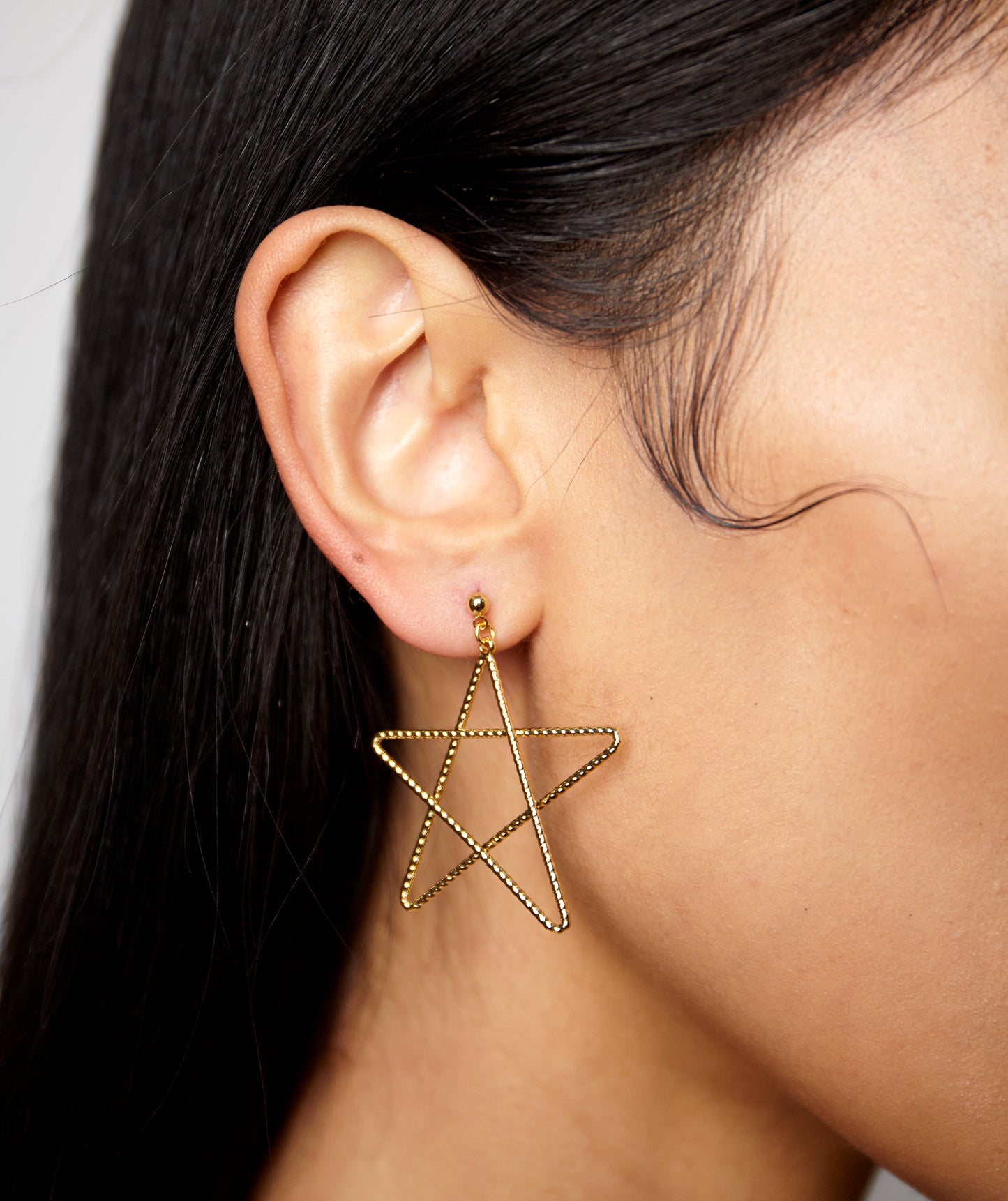 Scribble Star Dangle Earrings