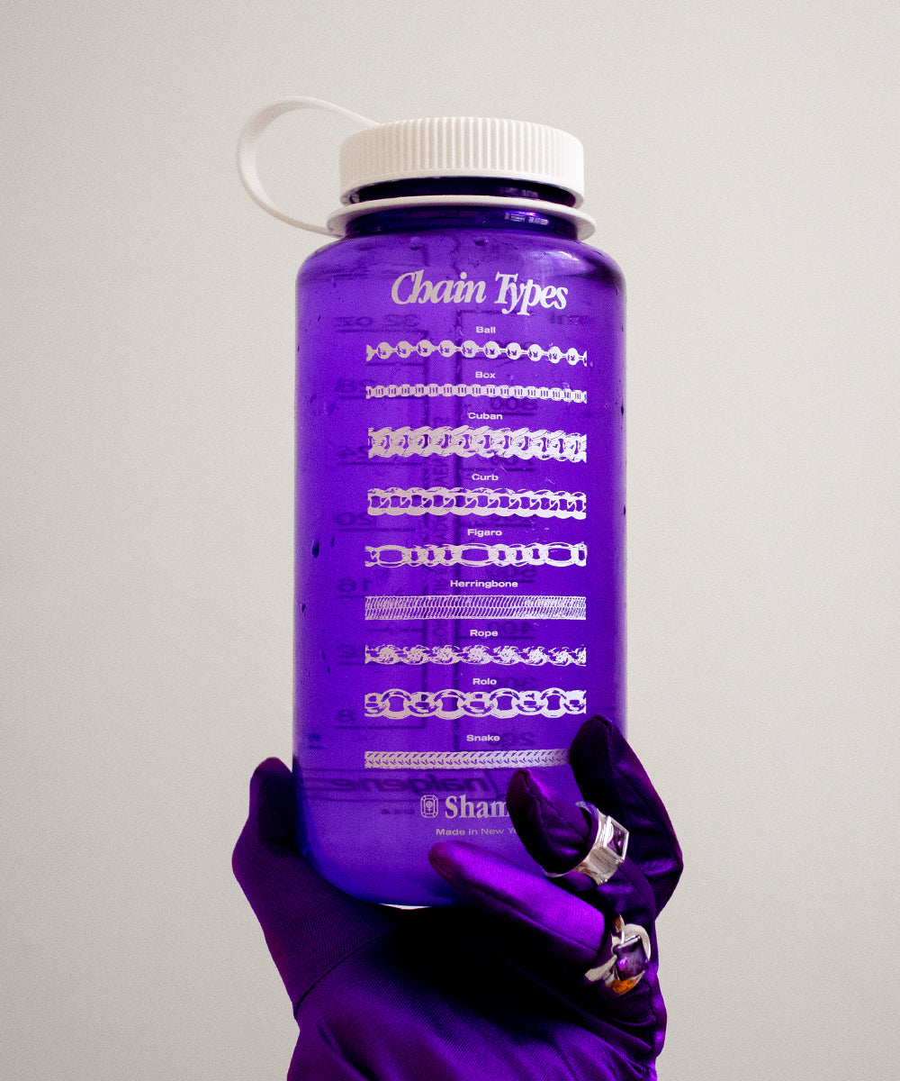 Chain Types Reusable Bottle